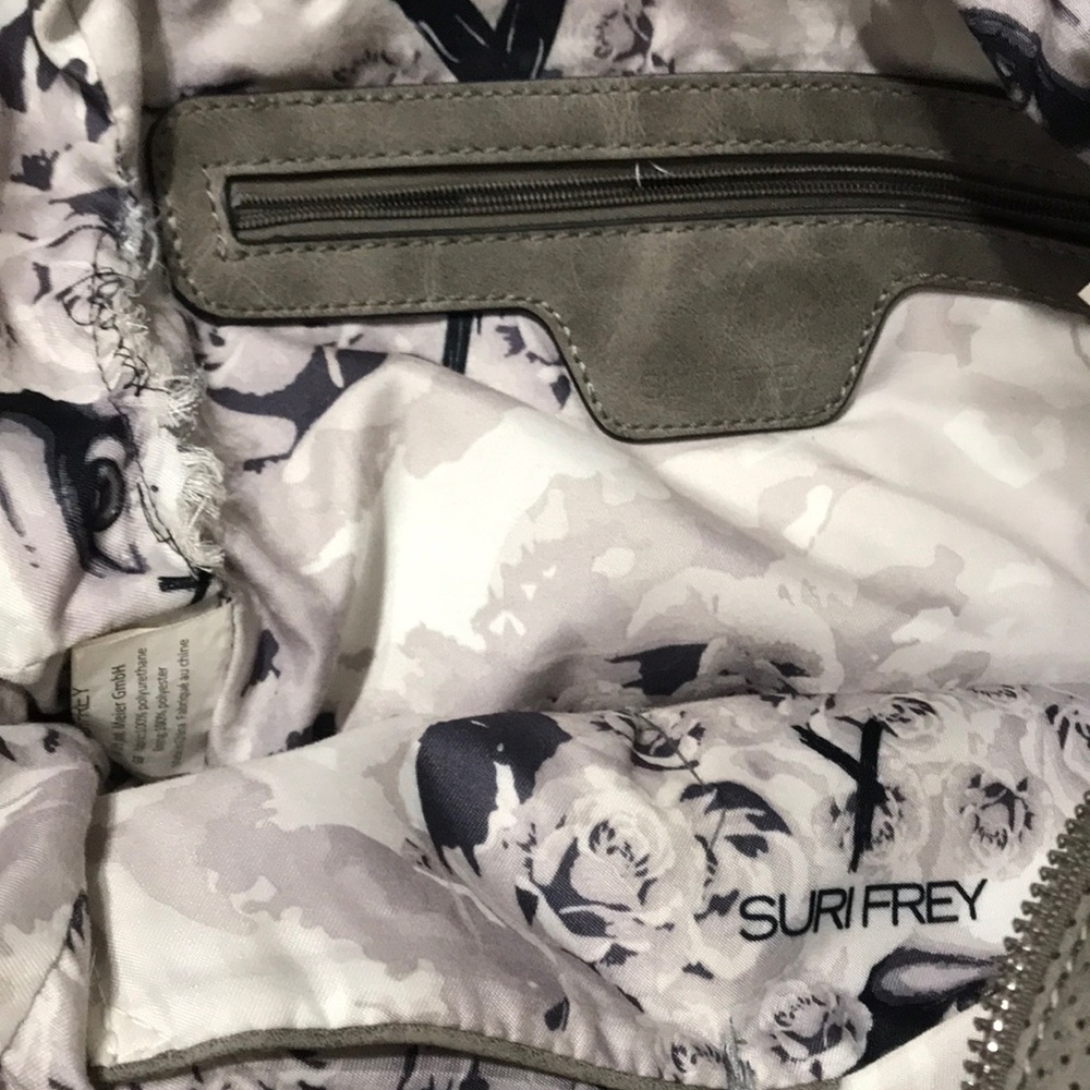 Gray Perforate Backpack - Picture 3 of 5